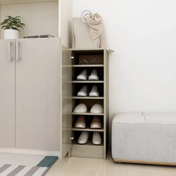 Gossi pantofar, stejar sonoma, 32x35x92 cm, pal