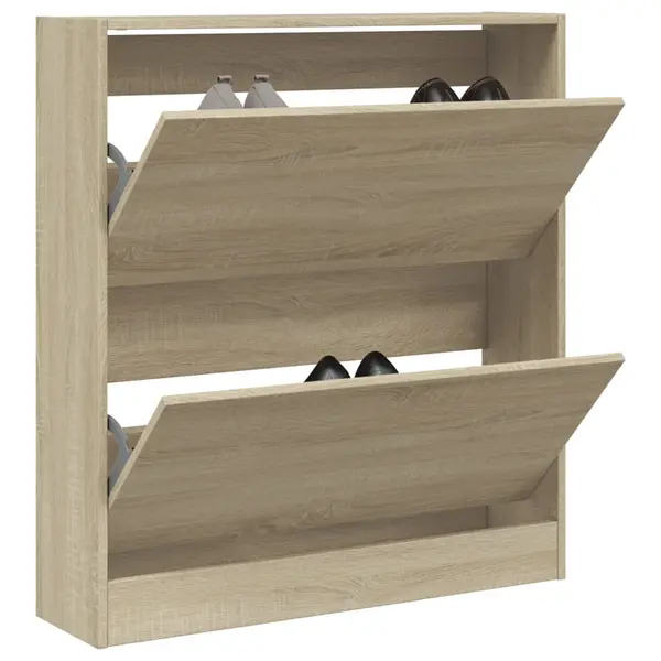 Gossi pantofar, stejar sonoma, 80x21x87,5 cm, lemn compozit