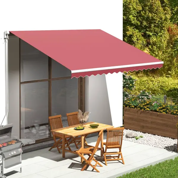 Gossi panza de rezerva pentru copertina, rosu visiniu, 4x3 m