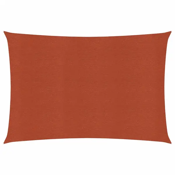 Gossi panza parasolar caramiziu dreptunghiular 3,5x4,5m hdpe 160 g/m2