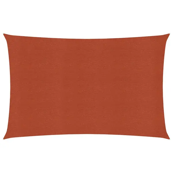 Gossi panza parasolar caramiziu dreptunghiular 3,5x5 m hdpe 160 g/m2