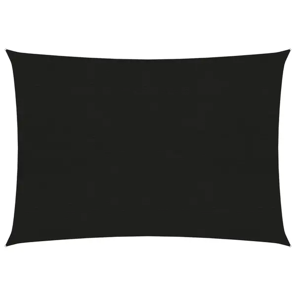 Gossi panza parasolar, negru, 4x5 m, hdpe, 160 g/m2