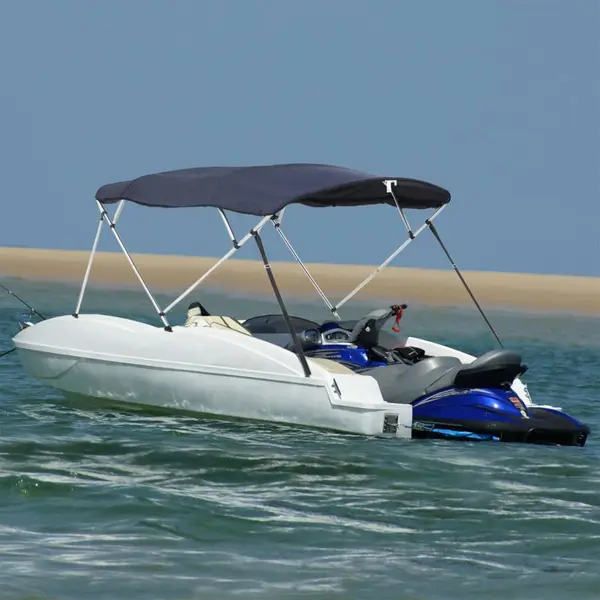 Gossi parasolar bimini 4 arcuri pereti laterali, 243x(185-198)x137 cm
