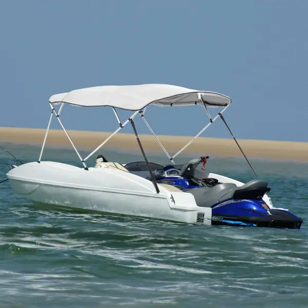 Gossi parasolar bimini 4 arcuri pereti laterali, 243x(200-213)x137 cm