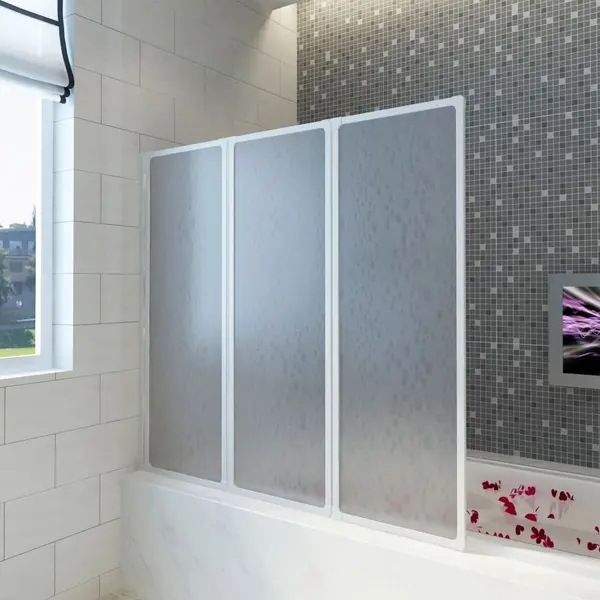 Gossi paravan cada dus, 141x132 cm, 3 panouri, pliabil