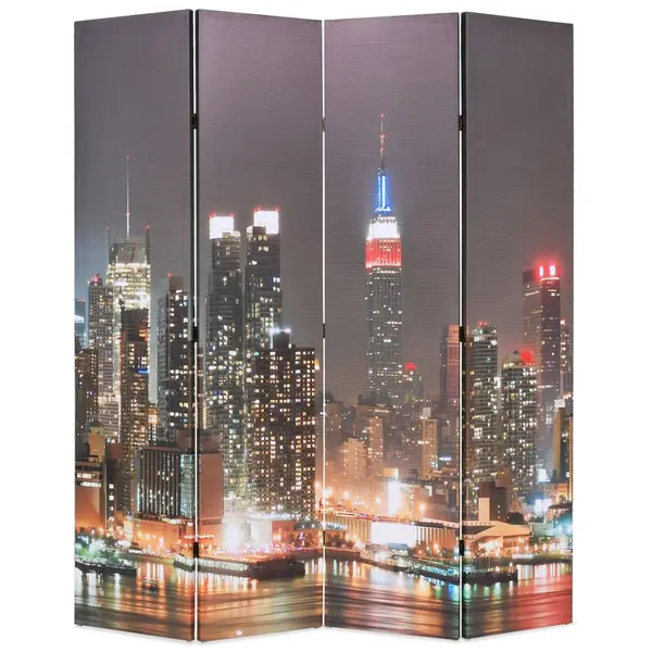 Gossi paravan camera pliabil 160 x 170 cm, new york pe timp de noapte