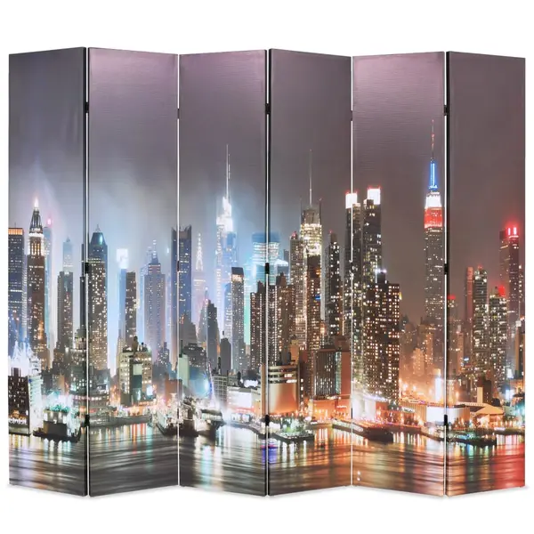 Gossi paravan camera pliabil 228 x 170 cm, new york pe timp de noapte