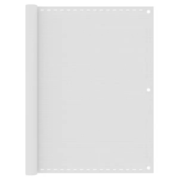Gossi paravan de balcon, alb, 120x400 cm, hdpe