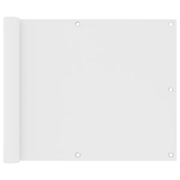 Gossi paravan de balcon, alb, 75 x 400 cm, tesatura oxford