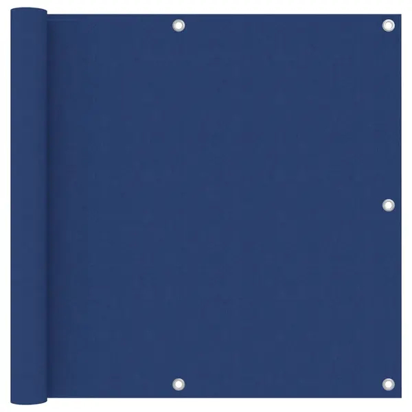 Gossi paravan de balcon, albastru, 90 x 500 cm, tesatura oxford