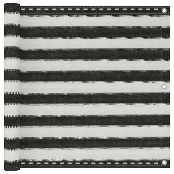 Gossi paravan de balcon, antracit si alb, 90 x 300 cm, hdpe