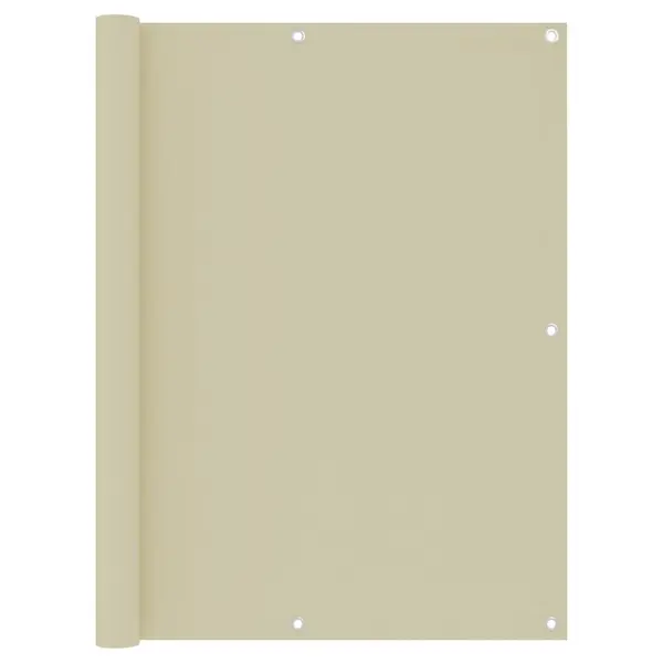 Gossi paravan de balcon, crem, 120 x 300 cm, tesatura oxford