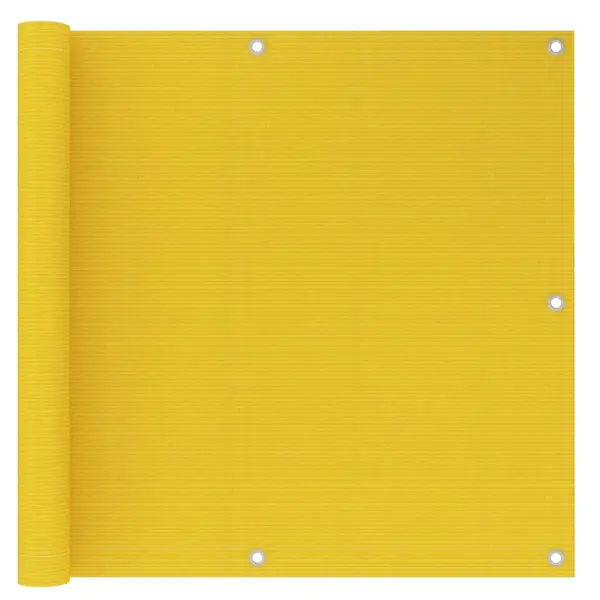 Gossi paravan de balcon, galben, 90x500 cm, hdpe