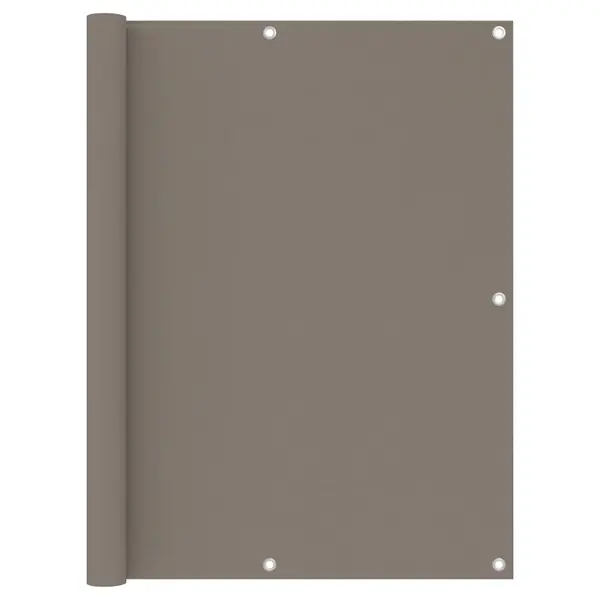 Gossi paravan de balcon, gri taupe, 120x400 cm, tesatura oxford