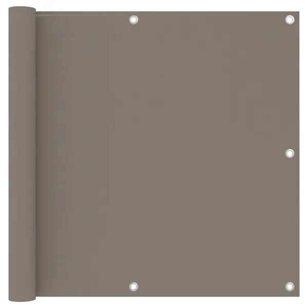 Gossi paravan de balcon, gri taupe, 90x500 cm, tesatura oxford
