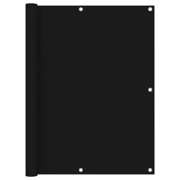 Gossi paravan de balcon, negru, 120 x 300 cm, tesatura oxford
