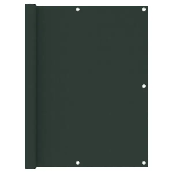 Gossi paravan de balcon, verde inchis, 120 x 400 cm, tesatura oxford