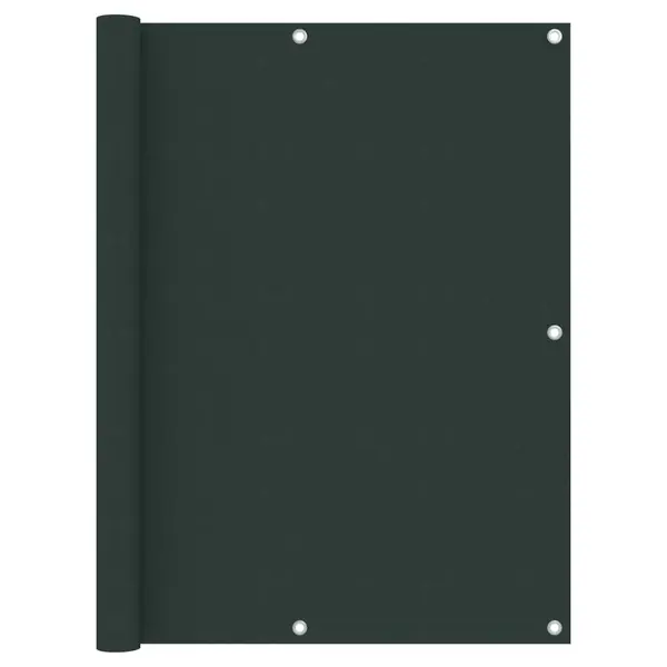 Gossi paravan de balcon, verde inchis, 120x600 cm, tesatura oxford
