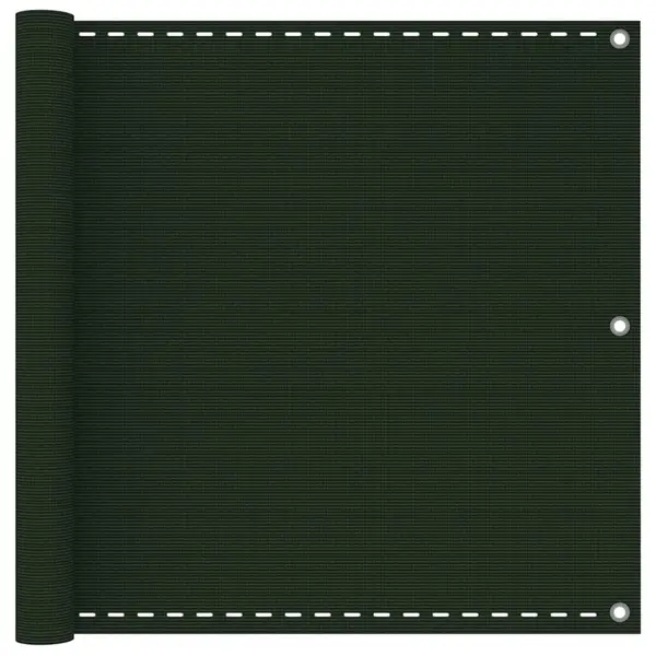 Gossi paravan de balcon, verde inchis, 90x300 cm, hdpe