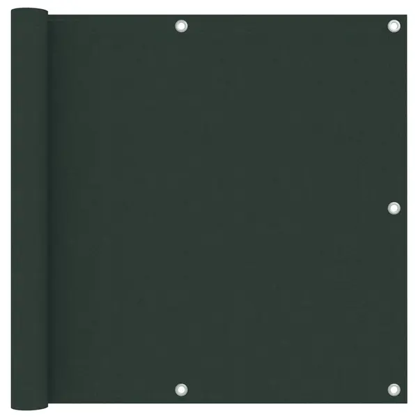 Gossi paravan de balcon, verde inchis, 90x300 cm, tesatura oxford