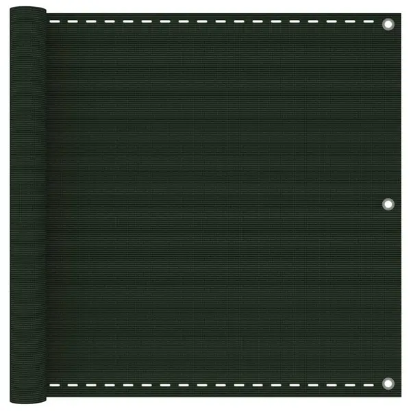 Gossi paravan de balcon, verde inchis, 90x400 cm, hdpe