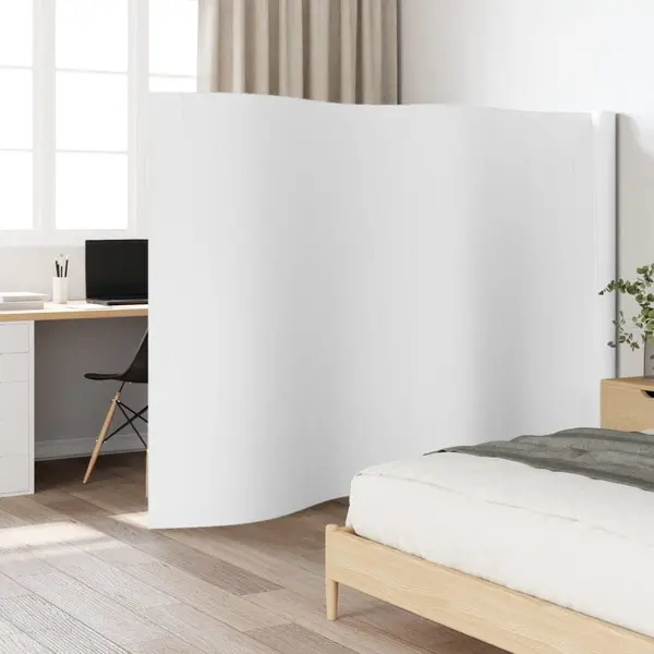 Gossi paravan de camera, alb, 165x600 cm , bambus