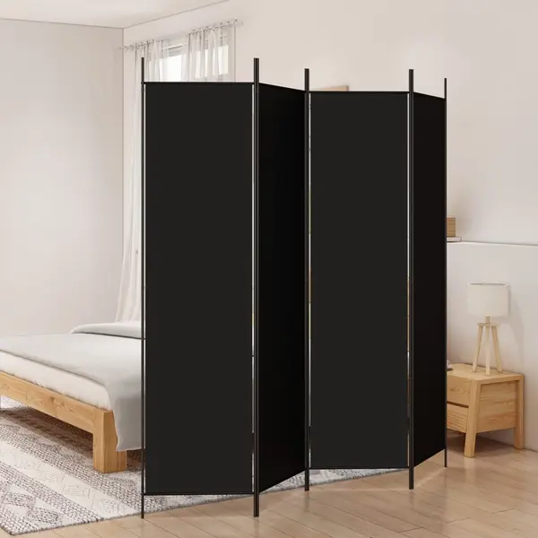 Gossi paravan de camera cu 3 panouri, 200x200 cm, textil