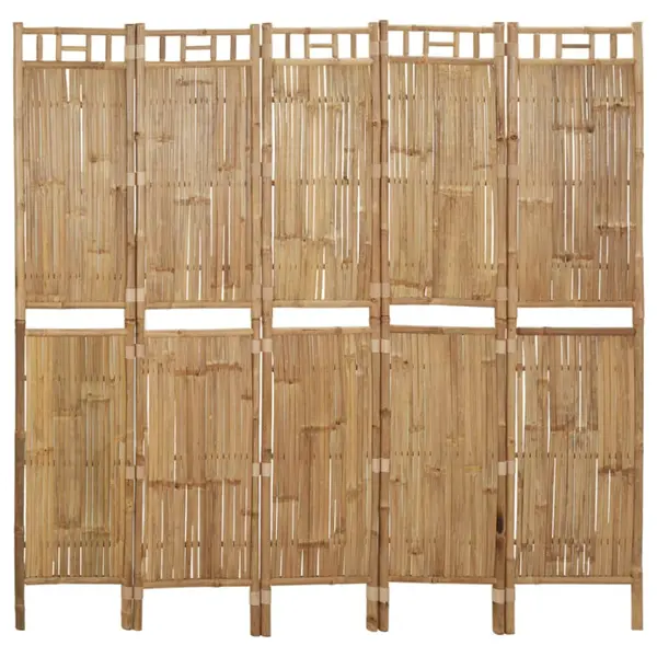 Gossi paravan de camera cu 5 panouri, 200 x 180 cm