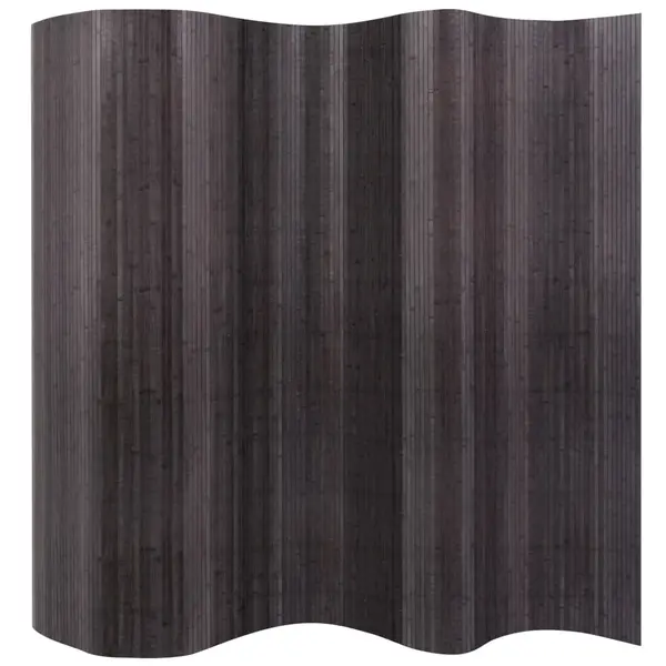 Gossi paravan de camera din bambus, gri, 250 x 165 cm