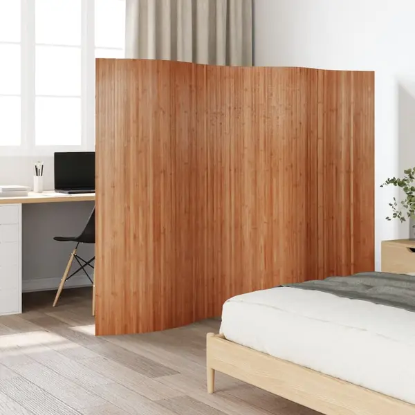 Gossi paravan de camera, maro, 165x250 cm , bambus