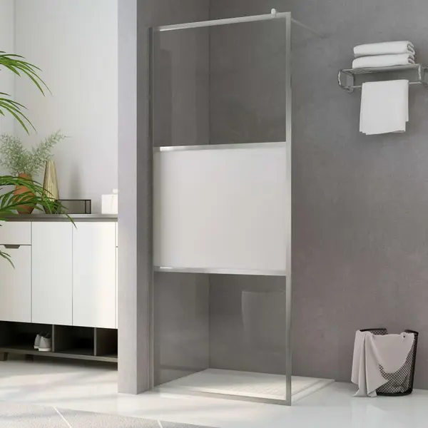 Gossi paravan de dus walk-in, 80 x 195 cm, sticla esg semi-mata