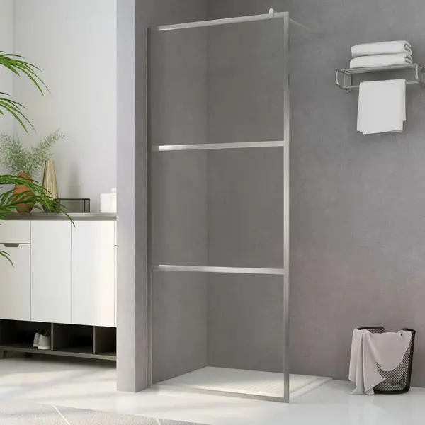 Gossi paravan de dus walk-in, 80 x 195 cm, sticla esg transparenta