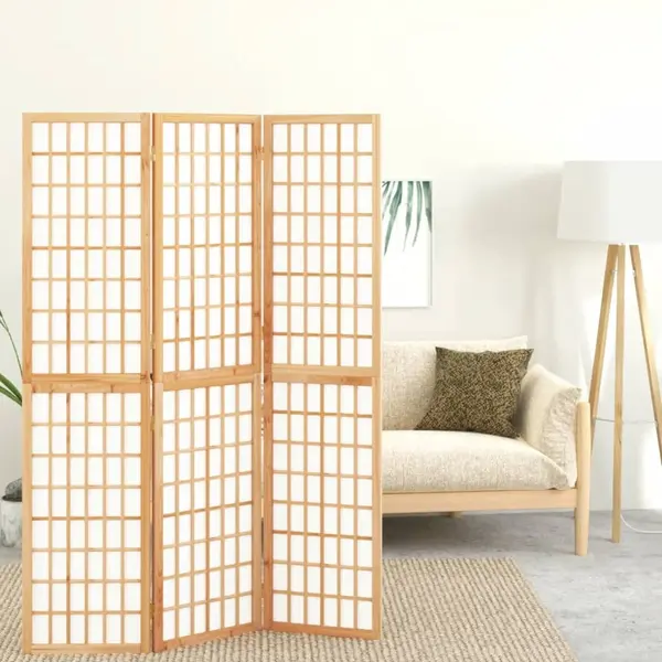 Gossi paravan pliabil de camera, 3 panouri, 120x170 cm, stil japonez