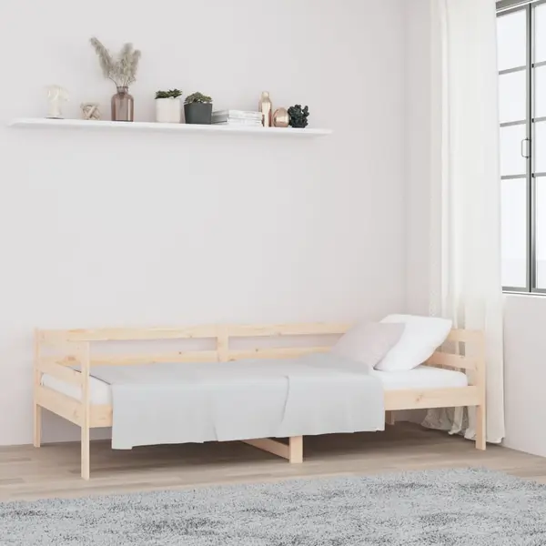 Gossi pat de zi fara saltea, 80x200 cm, lemn masiv pin