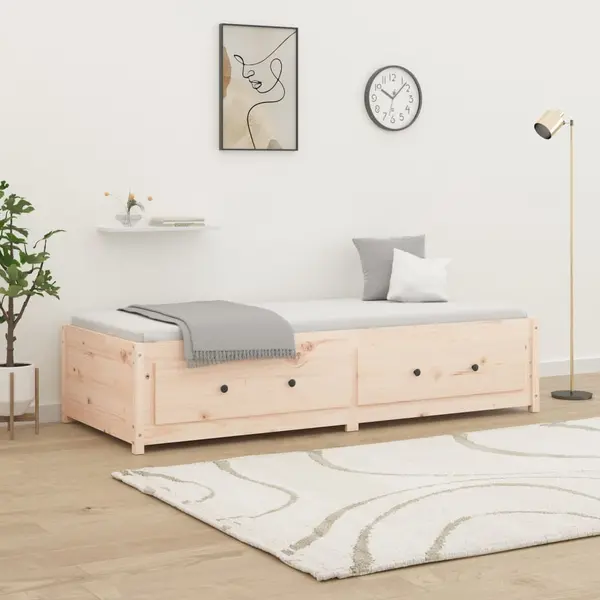 Gossi pat de zi single, 90x190 cm, lemn masiv de pin