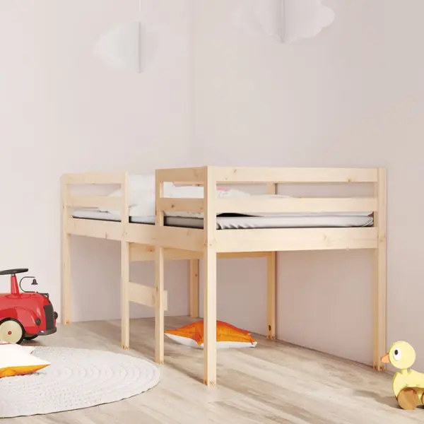 Gossi pat inalt de dormitor, 80x200 cm, lemn masiv de pin