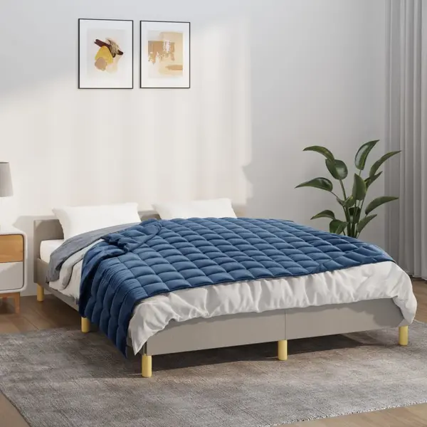 Gossi patura anti-stres, albastru, 137x200 cm, 10 kg, textil