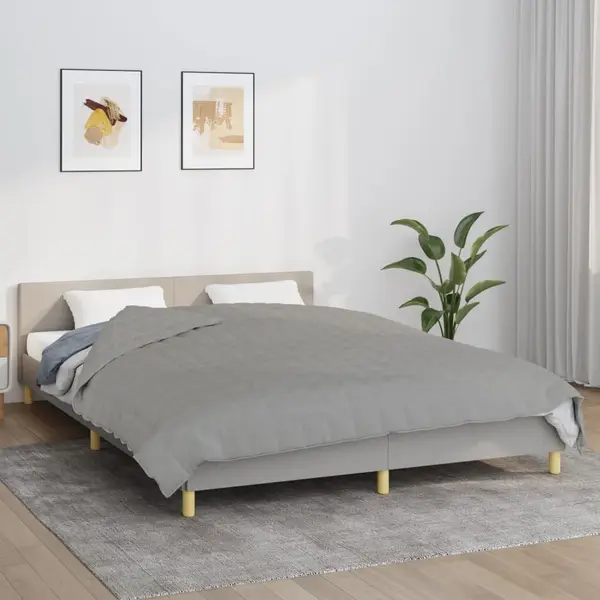 Gossi patura antistres, gri, 200x200 cm, 9 kg, material textil