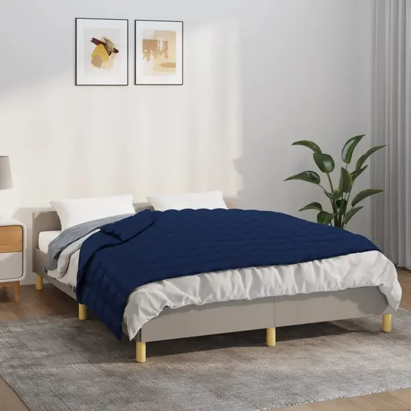 Gossi patura cu greutati, albastru, 120x180 cm, 9 kg, material textil