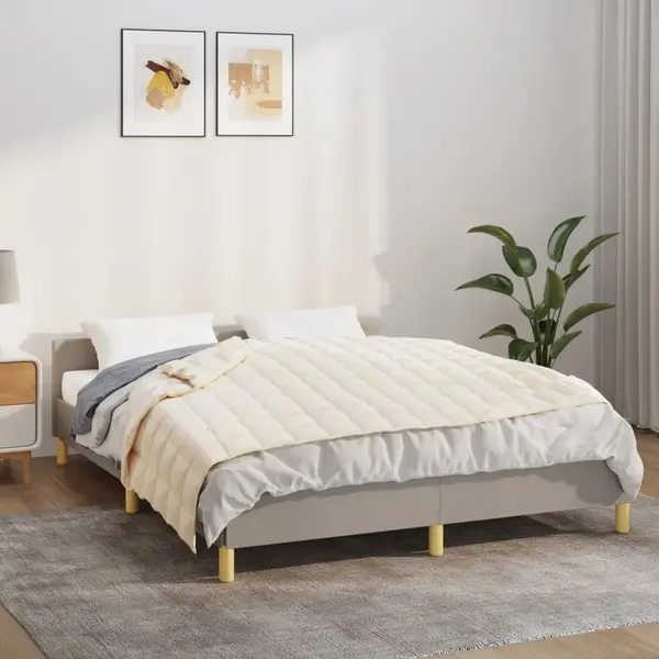 Gossi patura cu greutati, crem deschis, 150x200 cm, 7 kg, textil