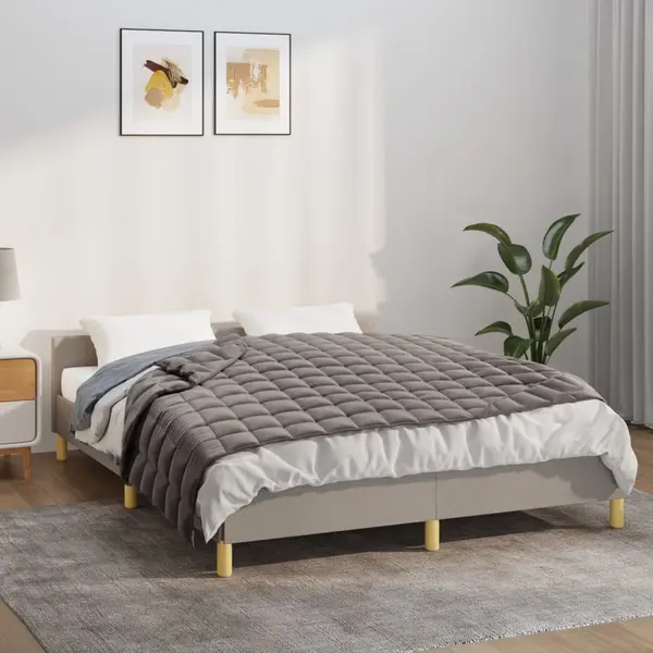 Gossi patura cu greutati, gri, 150x200 cm, 7 kg, material textil