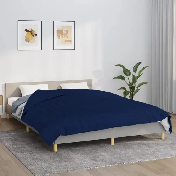 Gossi patura grea, albastru, 220x230 cm, 11 kg, material textil