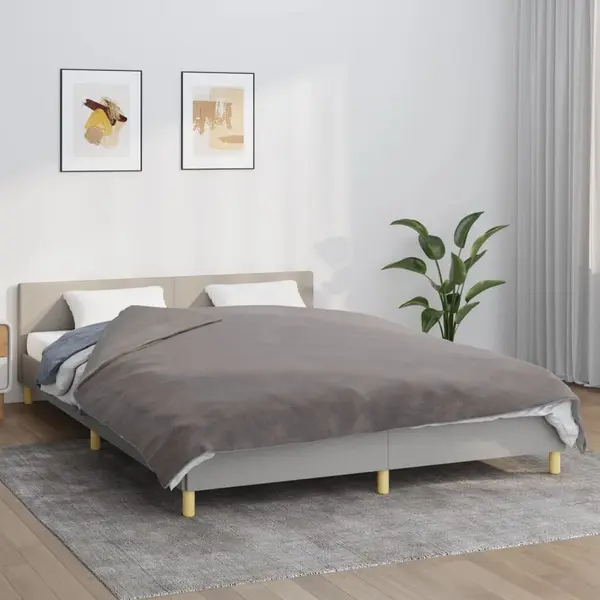 Gossi patura grea cu husa, gri, 200x200 cm, 13 kg, textil