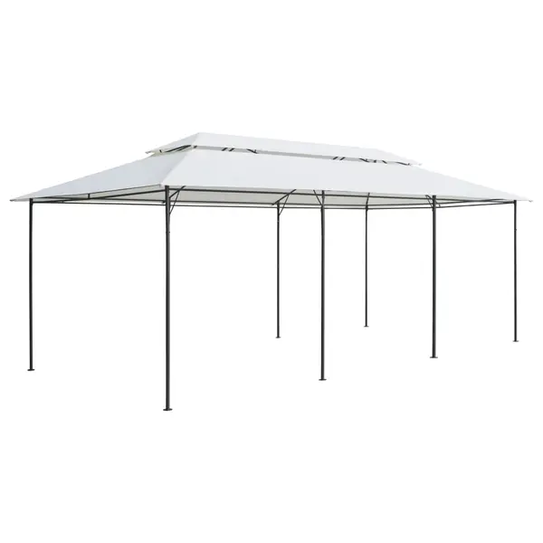 Gossi pavilion, alb, 600 x 298 x 270 cm, 180g/m2