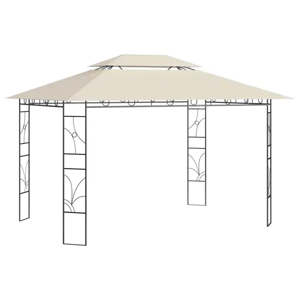 Gossi pavilion, crem, 4x3x2,7 m, 160 g/m2