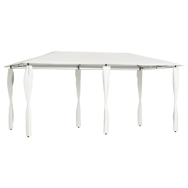 Gossi pavilion cu huse pentru stalpi, crem, 3x6x2,6 m, 160 g/m2