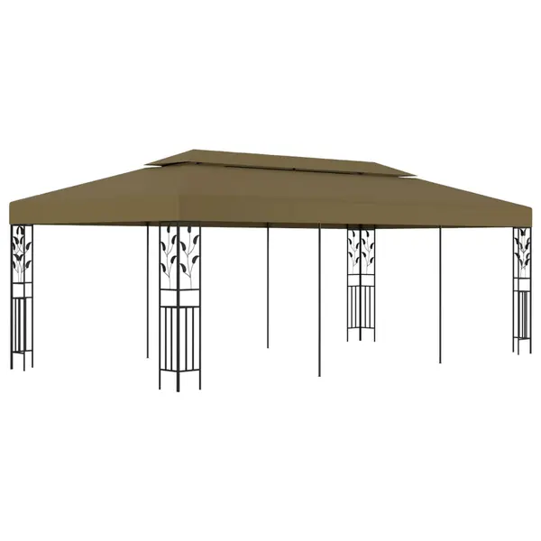 Gossi pavilion, gri taupe, 6 x 3 m, 180 g/m2