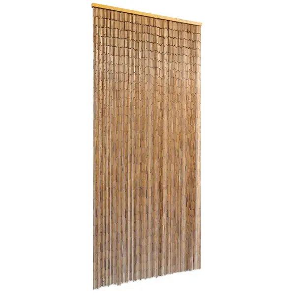 Gossi perdea de usa, 90 x 200 cm, bambus