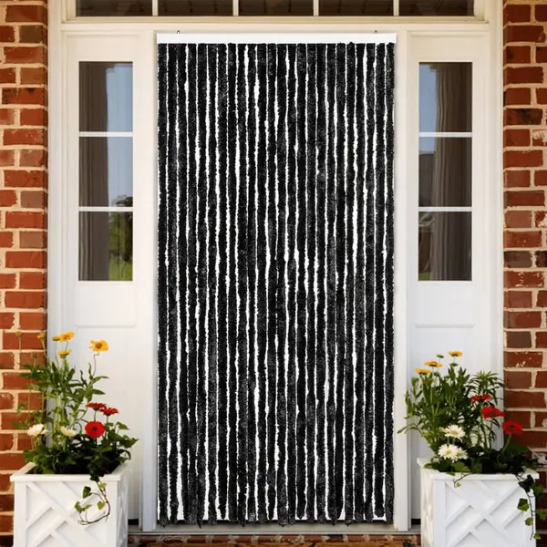 Gossi perdea pentru insecte, antracit, 100x230 cm, chenille