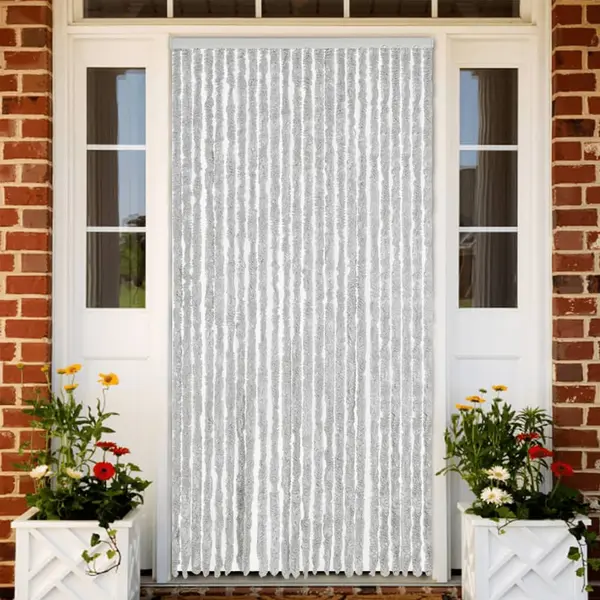 Gossi perdea pentru insecte, gri, 100x230 cm, chenille